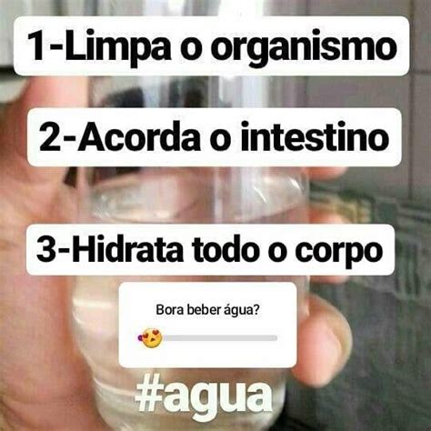 Bora beber água O instagram só está entregando nossas dicas para