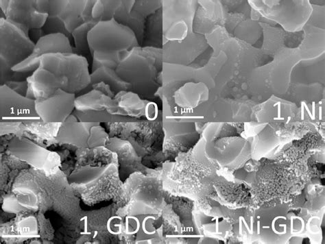 SEM Fracture Cross Sections 40 K Magnification Of The Ni YSZ Cells