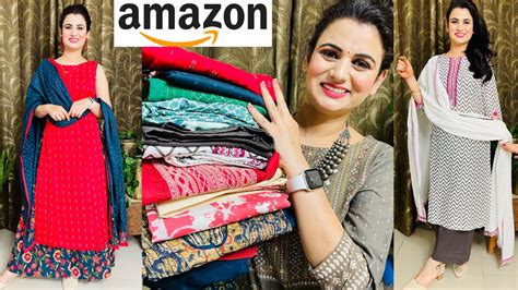 Party Wear Amazon Kurta Set Haul👗summer Special Outfits👗biba Collection