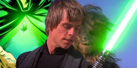 Luke Skywalker Officially Claims His Green Kyber Crystal, Revealing His ...