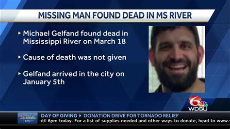 Missing Mans Body Pulled From Mississippi River Youtube