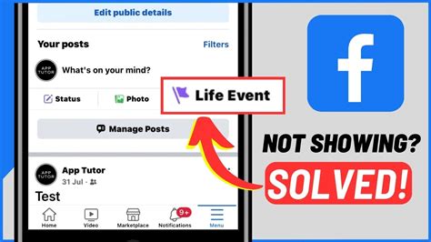 How To Fix Facebook Life Event Not Showing Youtube