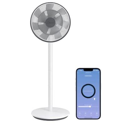 Pedestal Fan 39"Quiet Standing Fan Max 140°Oscillating Portable Floor ...