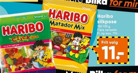 Haribo Matador Mix Slikposer Bilka April 2023 Alle Tilbudsavis