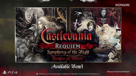 Castlevania Requiem Symphony Of The Night Rondo Of Blood Launch