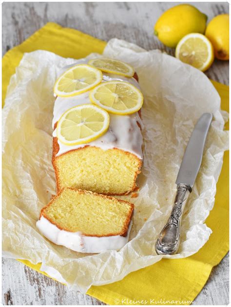 Saftiger Zitronenkuchen Mit Zitronensirup Von Kleines Kulinarium