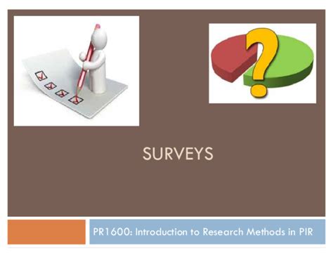 Ppt Surveys Intro To Research Methods