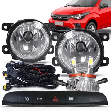 Kit Farol Milha Fiat Mobi A Super Led K