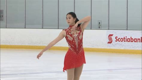 Alison Schumacher 2021 Skate Ontario Sectional Championships Fs Youtube