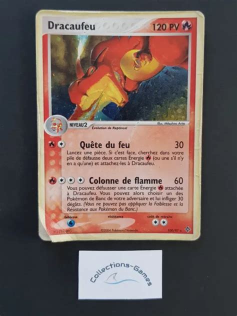 CARTE POKÉMON DRACAUFEU 100 97 Secrète Ex Dragon FR EUR 149 99