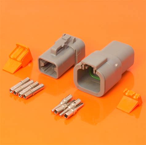 Deutsch Dtp Series Way Connector Plug Receptacle Kit Dtp P