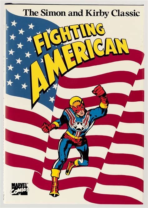 Hake S FIGHTING AMERICAN MARVEL COMICS 1 HARDCOVER PAIR