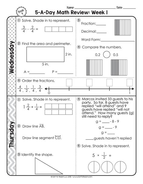 Math Fluency Worksheets Rd Grade