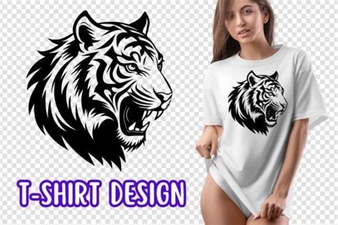 Tiger Black Logo PNG Design Graphic by ARTSPRIO · Creative Fabrica