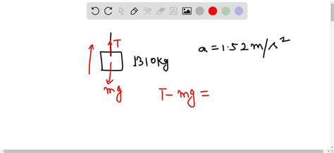 Solved A Crane Lifts A Load Of Bricks Of Mass Kg At An Initial