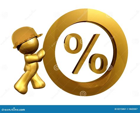 Zero Percent Interest Rate Stock Illustration Illustration Of Pose