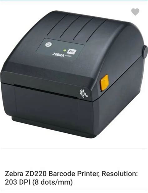 ZEBRA ZD220 Barcode Label Printers Max Print Width 2 Inches