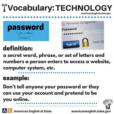 Technology Vocabulary Vocabulary Home