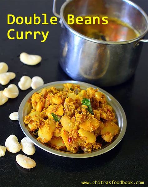 Double Beans Poriyal South Indian Style Double Beans Curry For Rice Recipe Indian Beans