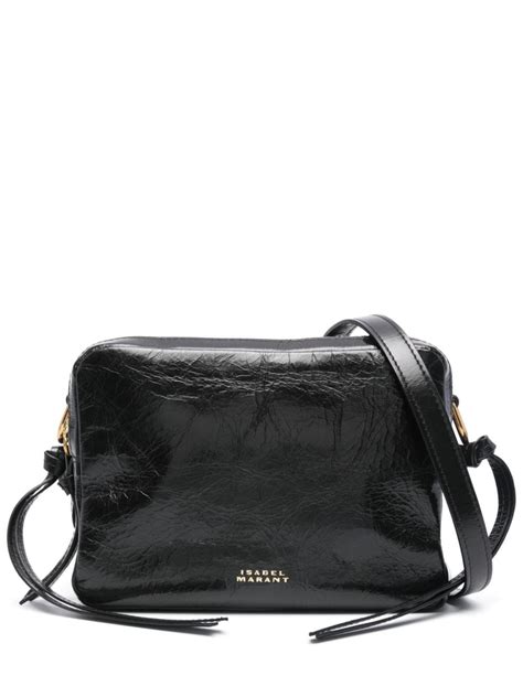 ISABEL MARANT Wardy Leather Camera Bag Black FARFETCH AU