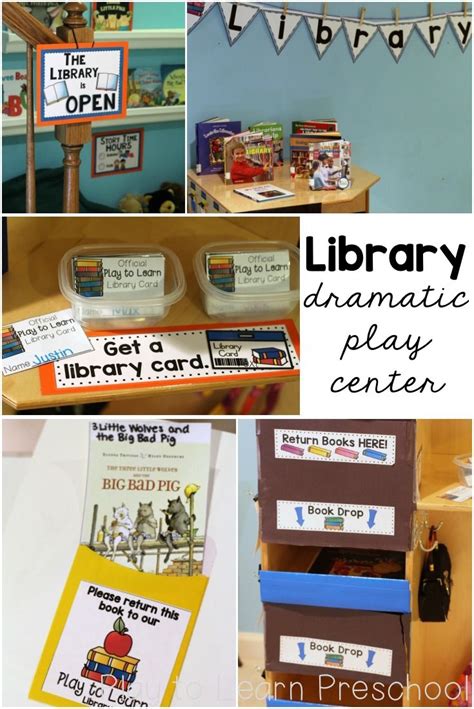 Let S Play Library Pretend Play Library Printables And Ideas Artofit