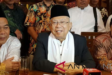 Ma Ruf Amin Hadiri Upacara Hari Santri Nasional Di Tasikmalaya Antara