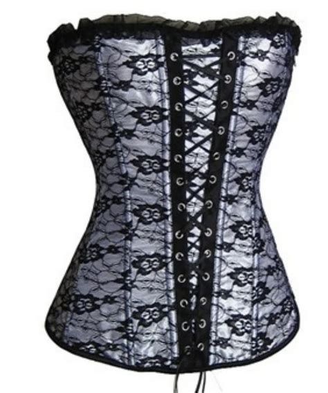 Buy Women Sexy Black Lace Up Steel Boned Corset 2064 Sexy Corset Women Bone