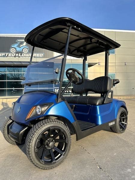 2019 Yamaha Golf Car Drive2 Efi Quietech Gas Golf Cart Lifted And Lowered Golf Carts