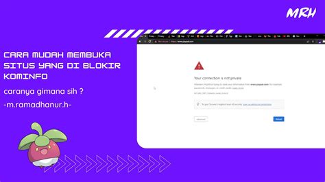 CARA MUDAH MEMBUKA SITUS YANG DI BLOKIR KOMINFO TANPA VPN LOH YouTube