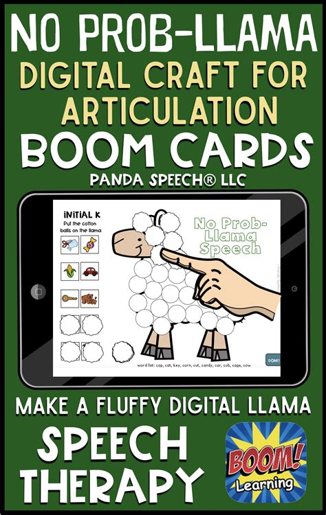 No Prob Llama Digital Articulation Craft Boom Card Bundle Artofit