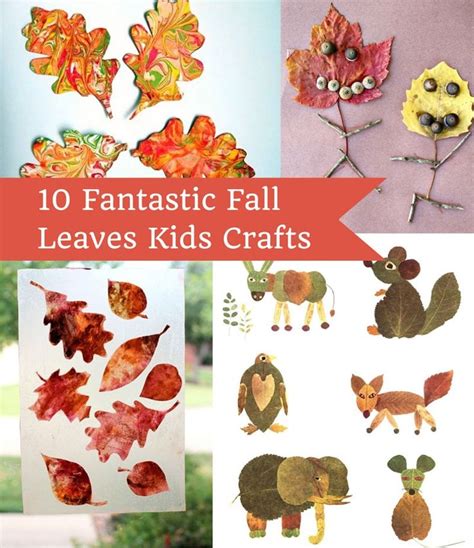 10 FANTASTIC FALL LEAVES CRAFTS | Autumn leaves craft, Leaf crafts, Crafts