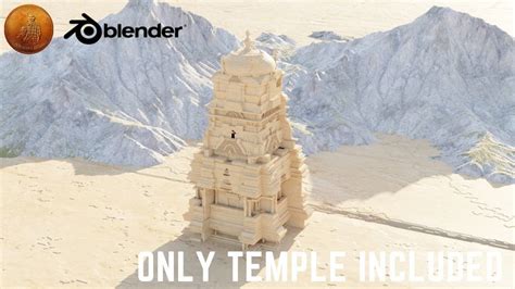 Ancient Temple created using blender 3D model | CGTrader