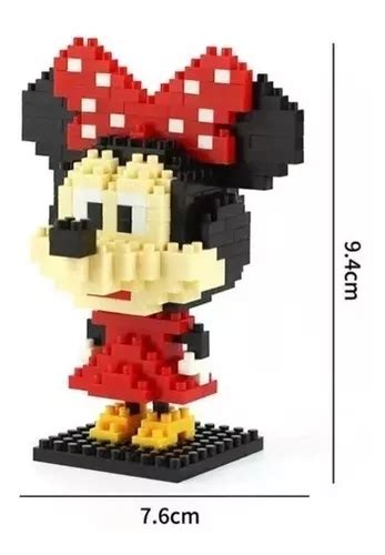 Mini Bloques Minnie Mouse Figura 3d Armable Cuotas sin interés