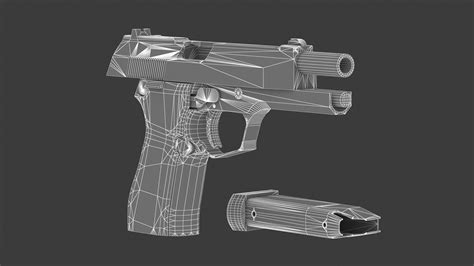 3d Model Vektor Sp1 Low Poly Realistic Vr Ar Low Poly Cgtrader