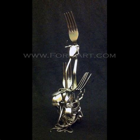 Taunting — Fork Art By Matthew Bartik