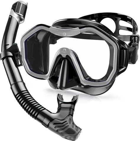 Amazon Snorkeling Gear For Adults Kwambiri Dry Top Snorkel Set