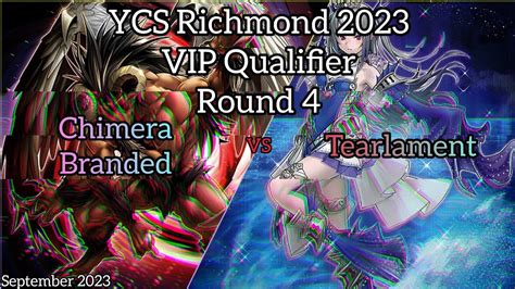 Yu Gi Oh YCS Richmond 2023 VIP Qualifier Round 4 Tearlament Vs