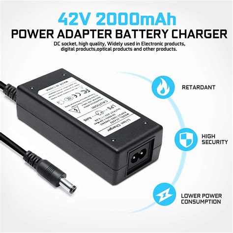 2A 42V Power Charger Adapter Voor 36V Li Ion Lithi Grandado