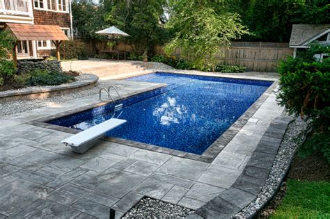 Stunning Backyard with L-Shaped Inground Pool - Rustic - Pool - Ottawa ...