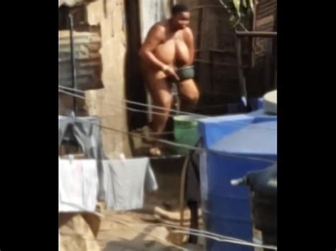 Ebony Bbw Caught On Camera Bathing XVIDEOS