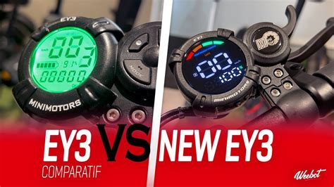 COMPARATIF ÉCRAN LCD DUALTRON EY3 VS NEW EY3 COULEUR LES DIFFÉRENCES