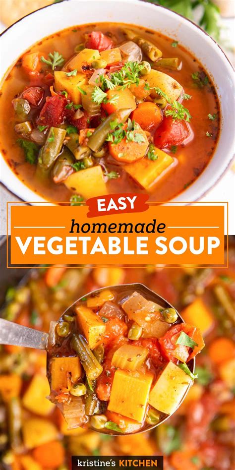 Homemade Vegetable Soup Recipe Artofit