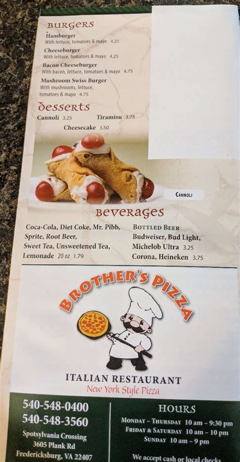 Brothers Pizza Restaurant Best Food Delivery Menu Coupons