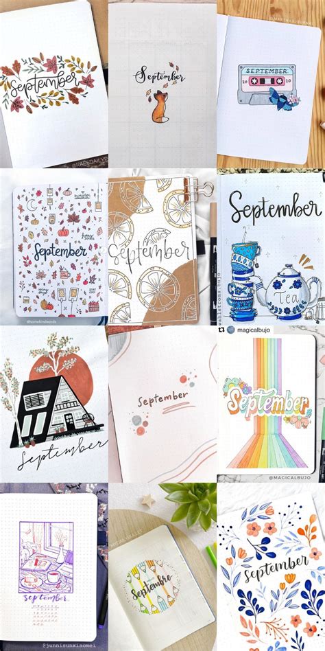 50 Stunning September Bullet Journal Ideas You Must See Artofit