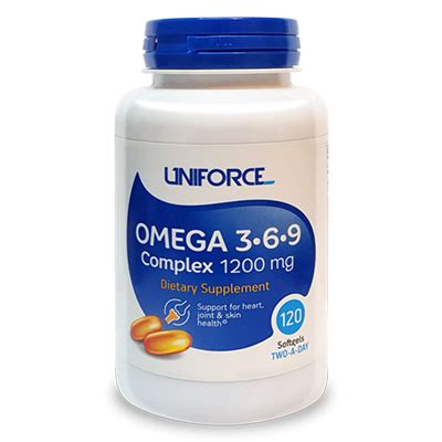 Купить Uniforce - Omega 3-6-9 1200mg (120гел.капс) оптом в Москве по ...