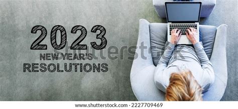 2023 New Years Resolutions Man Using Stock Photo 2227709469 | Shutterstock