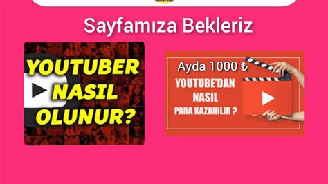 665 Youtuber Nasıl Olunur nasıl youtubeden para kazanılır 1000 Abone