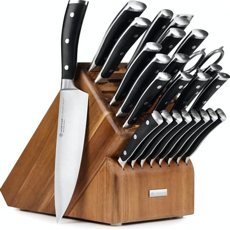 Wusthof Classic Ikon 26 Piece Knife Block Set Home And Kitchen