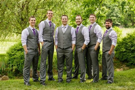 Gray And Purple Groomsmen Suits Atelier Yuwa Ciao Jp