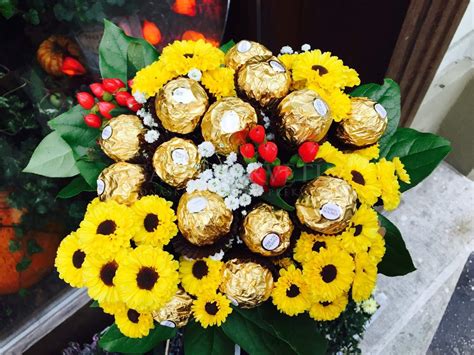 Bouquet Luxury Ferrero Rocher Flower Gallery Galéria Kvetín